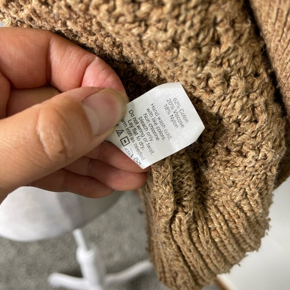 Madewell Shawl-Collar Double Breast Snap Cardigan Cotton Viscose Sz Small Cozy - Picture 10 of 12